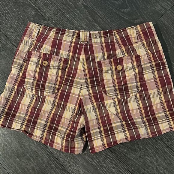 Women’s GAP plaid shorts size 4 - Picture 2 of 4